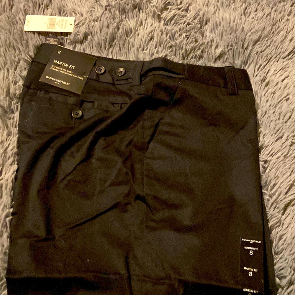 Black midi shorts Banana Republic